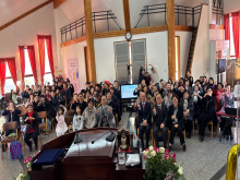 창립 50주년 감사 예배 단체사진